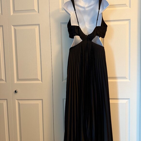 A&F Giselle Pleated Cutout Maxi Dress - Picture 5 of 6